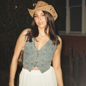 PRINCESS POLLY denim vest